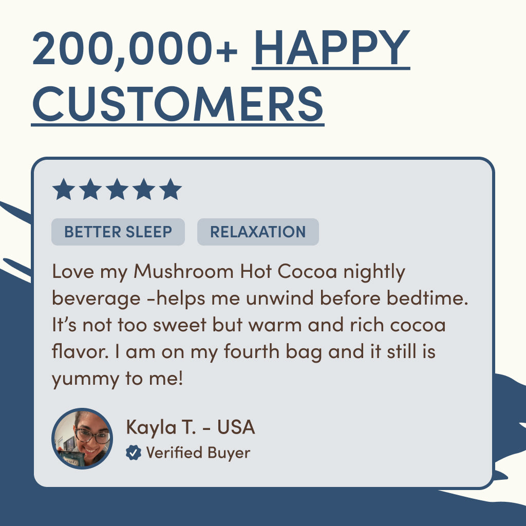 RYZE Nighttime Mushroom Cocoa Starter Bag - Travel Ready