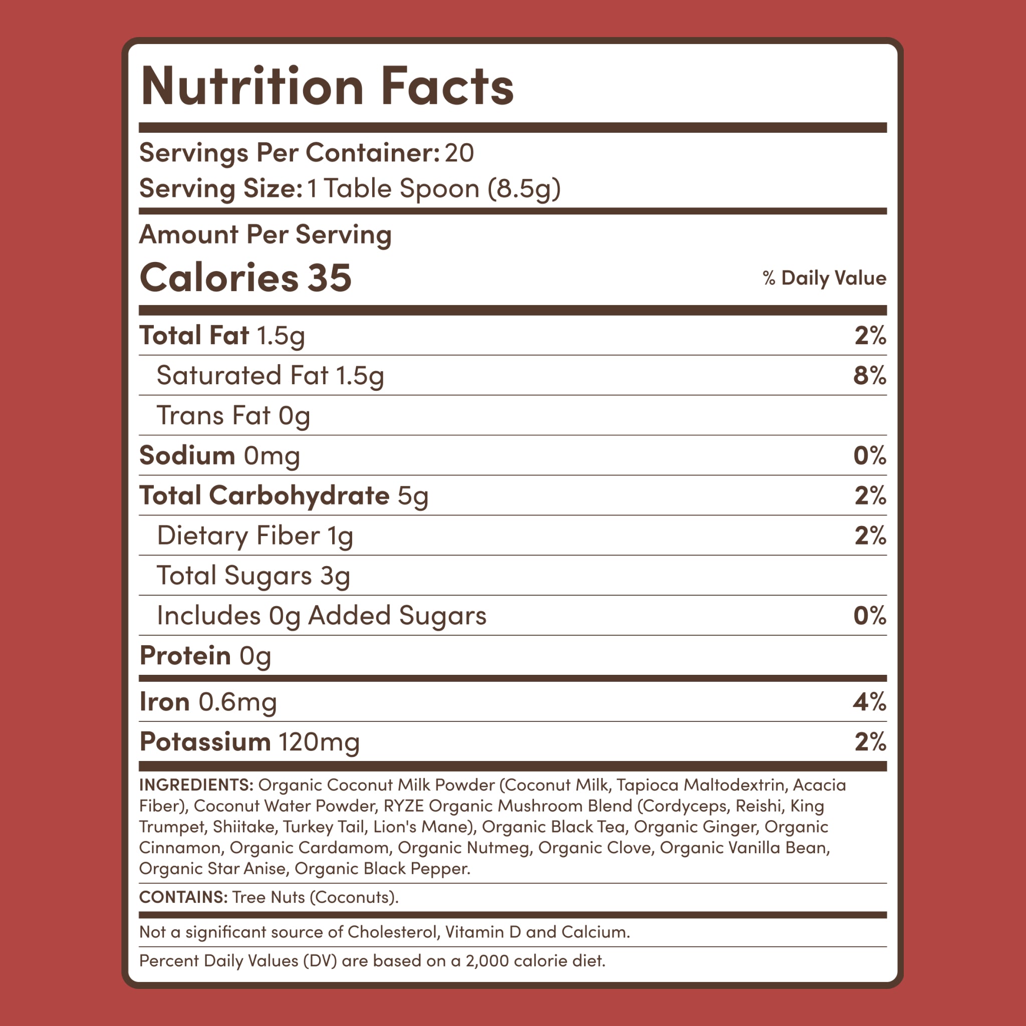 Chai (1 Pack - 20 Servings) - Simple Use
