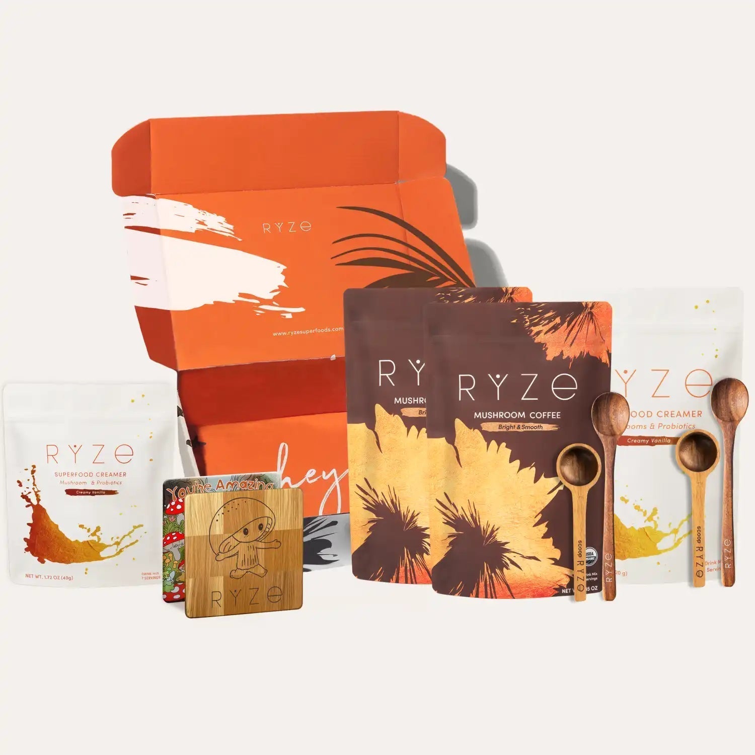 RYZE Starter Gift Set (2 Coffees + 1 Creamer) - Weekend Pair