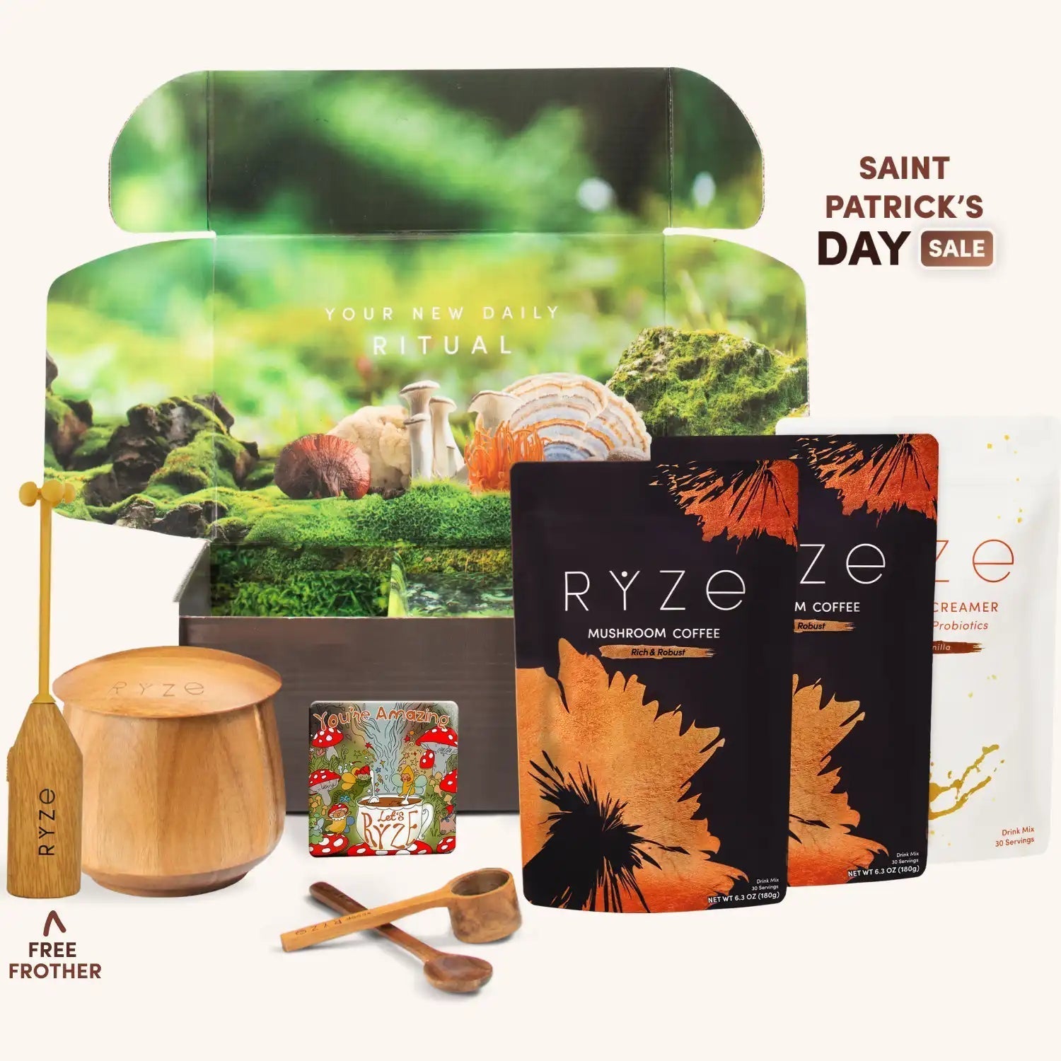 Mushroom Coffee House Blend Ritual Set - Weekend Pair