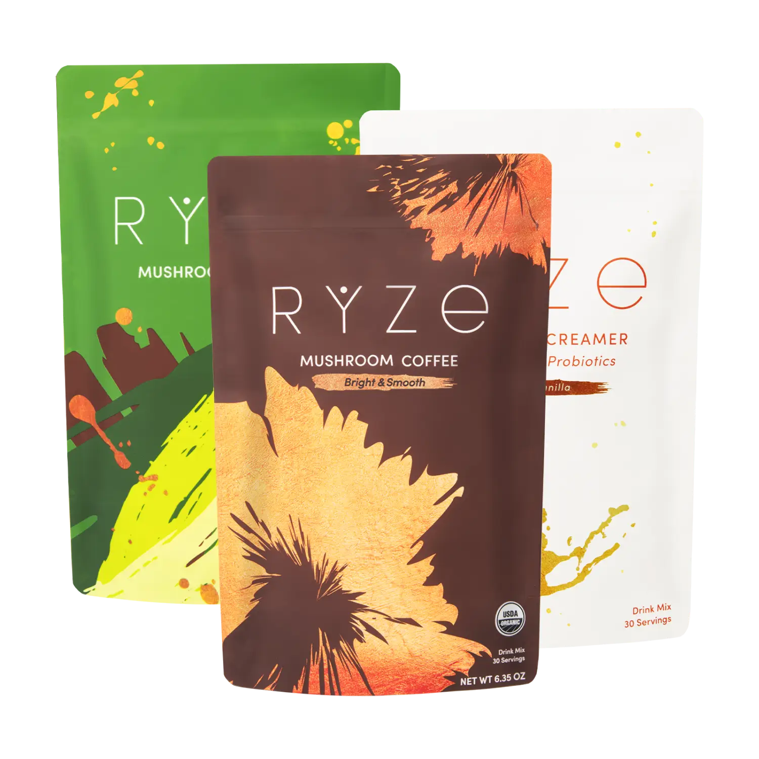 RYZE Ritual Set (Matcha + Coffee + Creamer) - Classic Pick