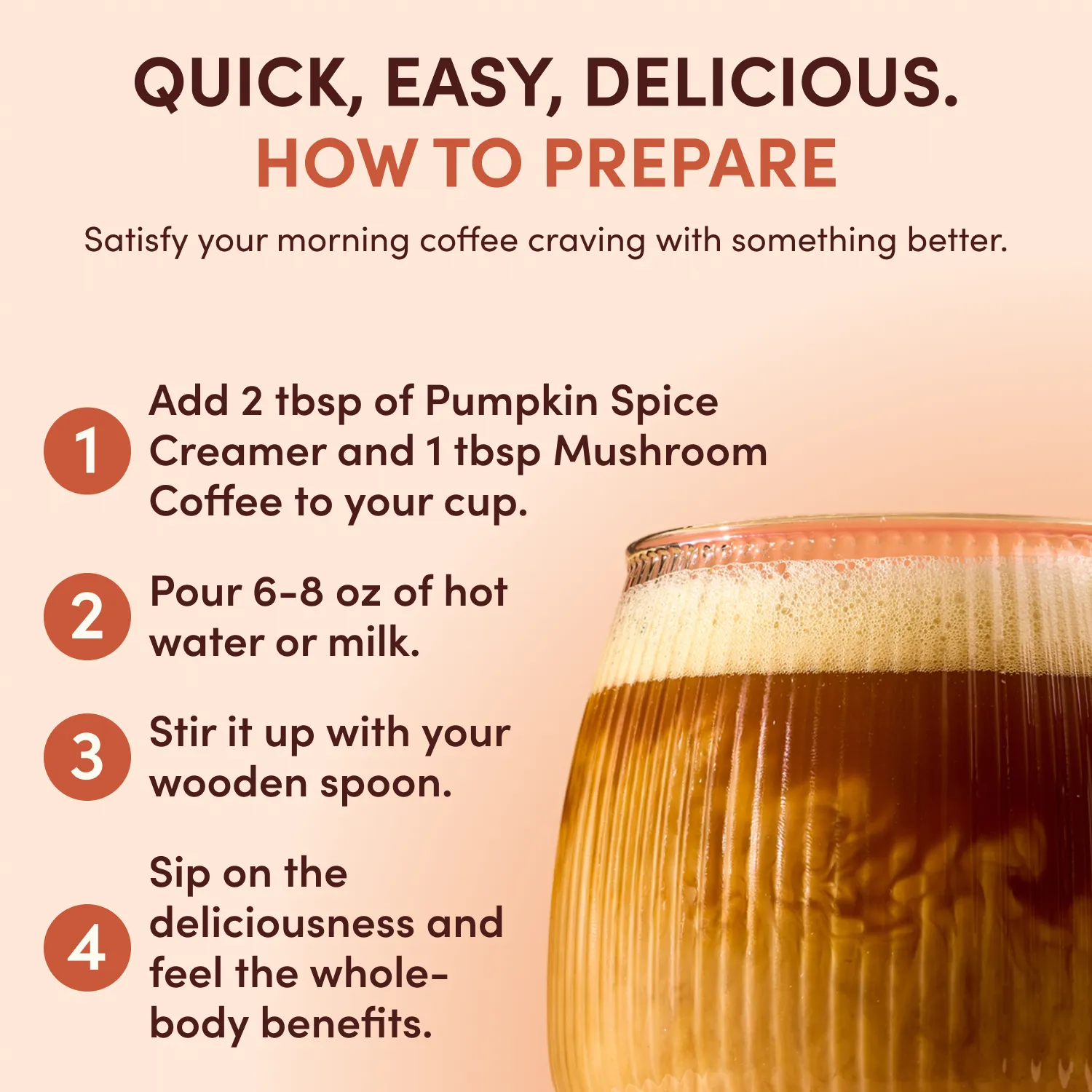 Pumpkin Spice Superfood Creamer Add-On (SPECIAL PRICING) - Easy Choice