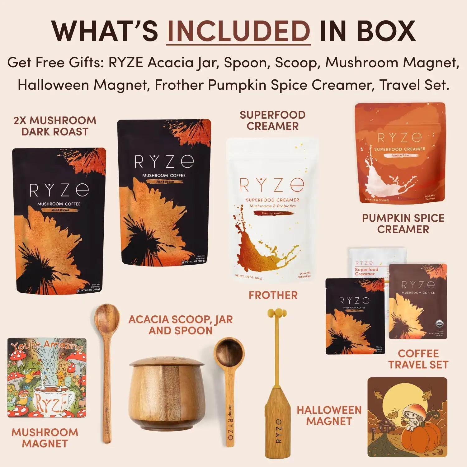 RYZE Ritual Set Dark Roast (90 Day Plan) - Home Choice